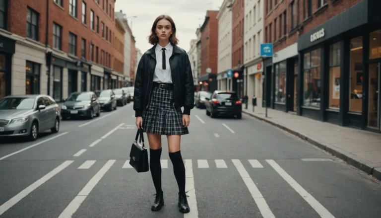 look chaussette haute femme