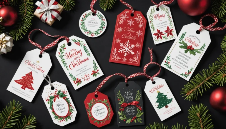 etiquettes de noel a imprimer